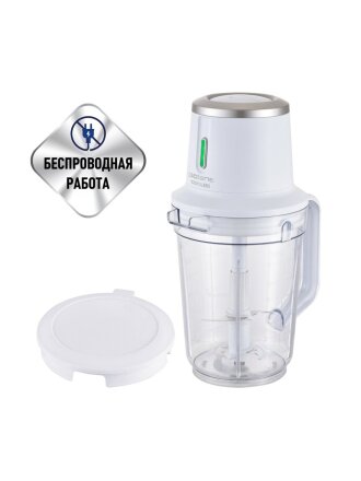 Блендер стационарный 400 Вт, 2 скорости, Polaris, PTB 0435 CordLess, белый