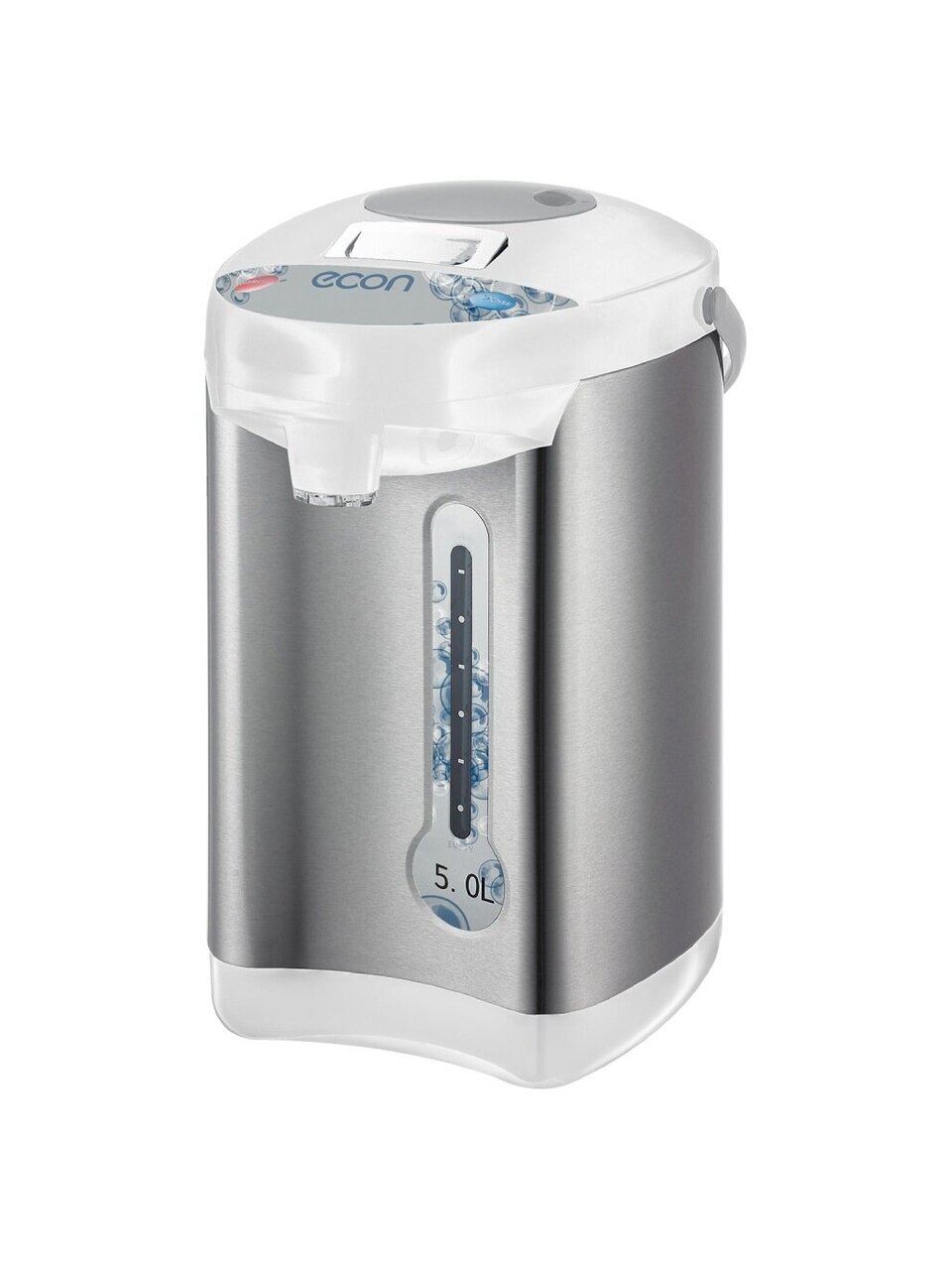 Термопот Econ, ECO-500TP, 5 л, 750 Вт, скрытый нагревательный элемент, металл