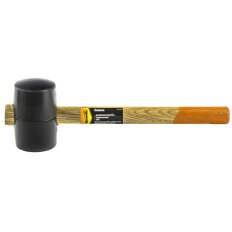 Киянка 450 г, резина, черная, рукоятка дерево, Sparta, 111505 Киянка 450 г, резина, черная, рукоятка дерево, Sparta, 111505