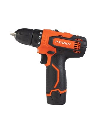 Дрель-шуруповерт аккумуляторный, Patriot, BR 119Li, 12 В, кейс