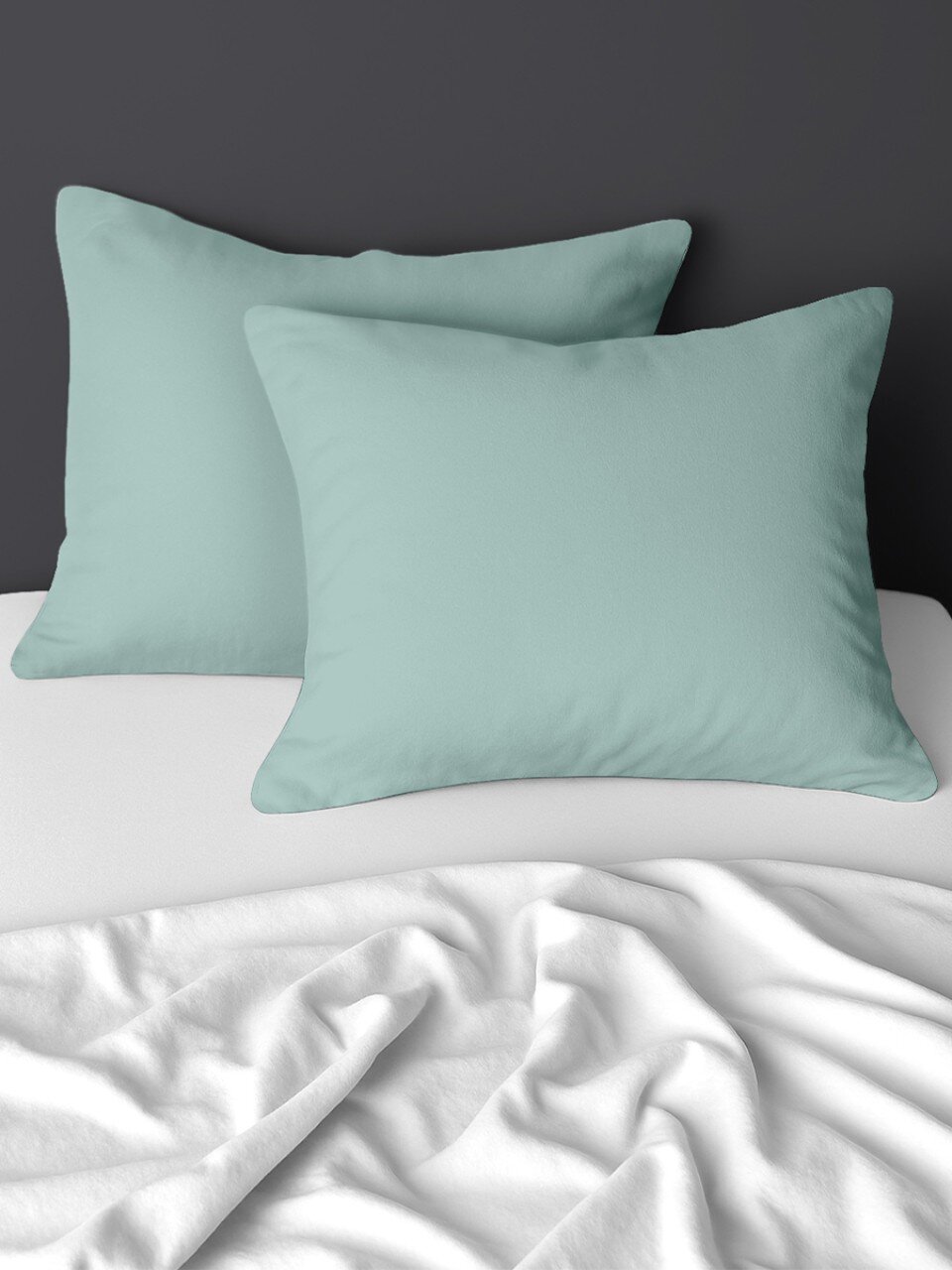 Наволочка 2 шт, Silvano, Green, сатин, 100% хлопок, 50 х 70 см