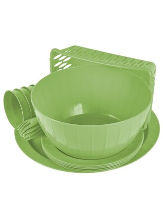 Набор для пикника на 5 персон, 18 предметов, фисташковый, Sugar&Spice, Vanilla, SE181012050