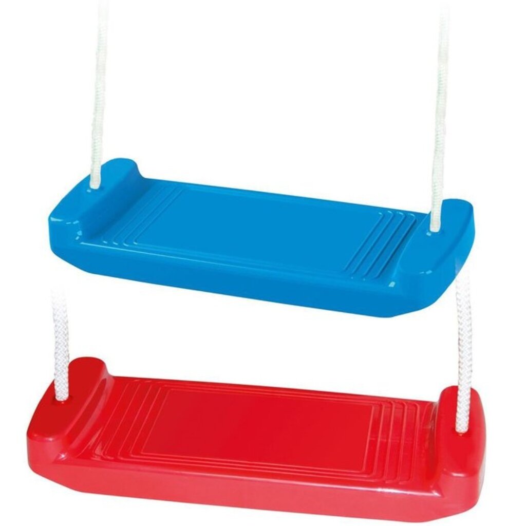 Качели детские подвесные 1-мест, 45х17.5х0.6 см, 30 кг, Микс, в ассортименте, 4267595/15-10616, пластик