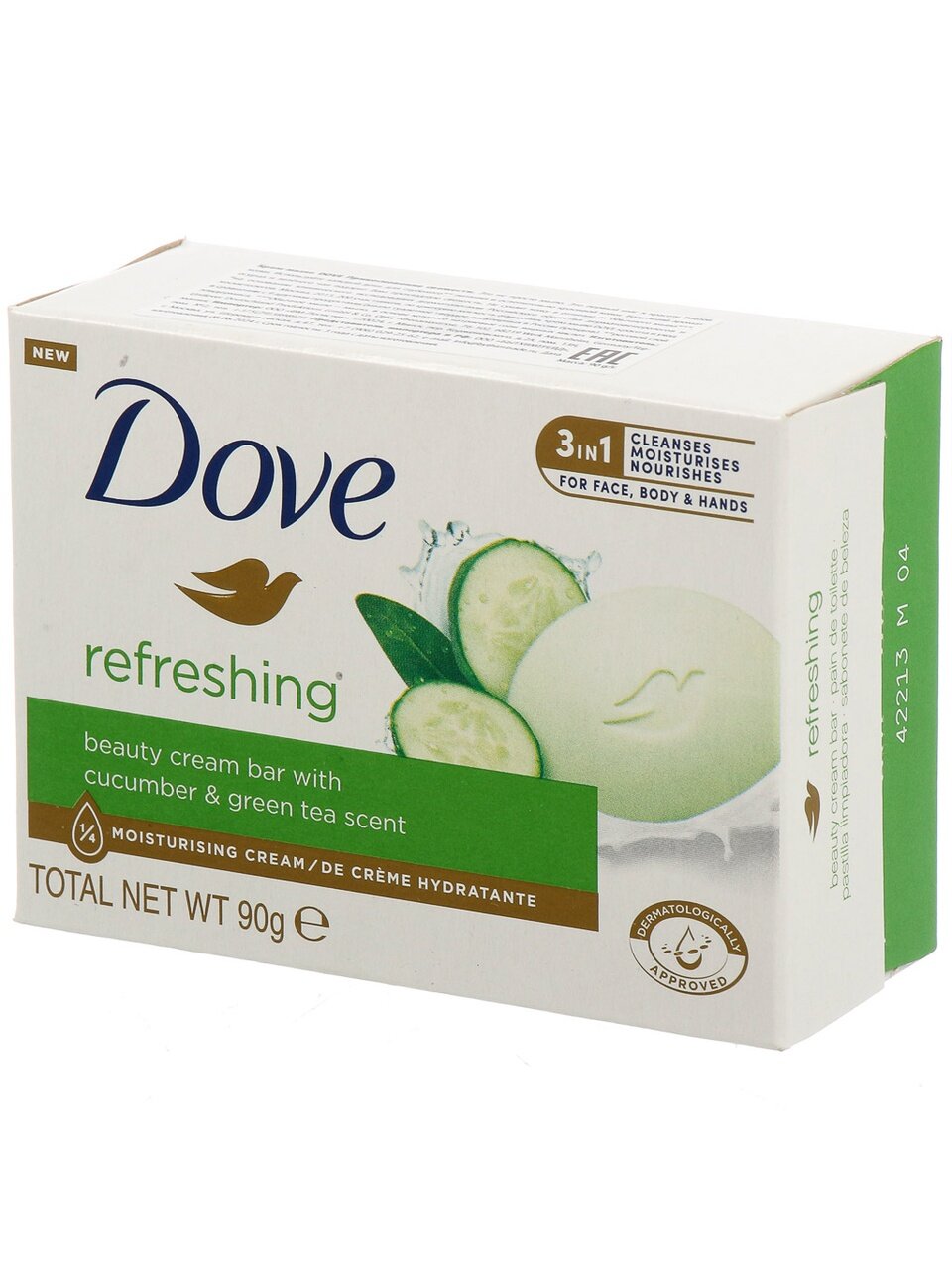 Крем-мыло Dove, Прикосновение свежести, 90 г