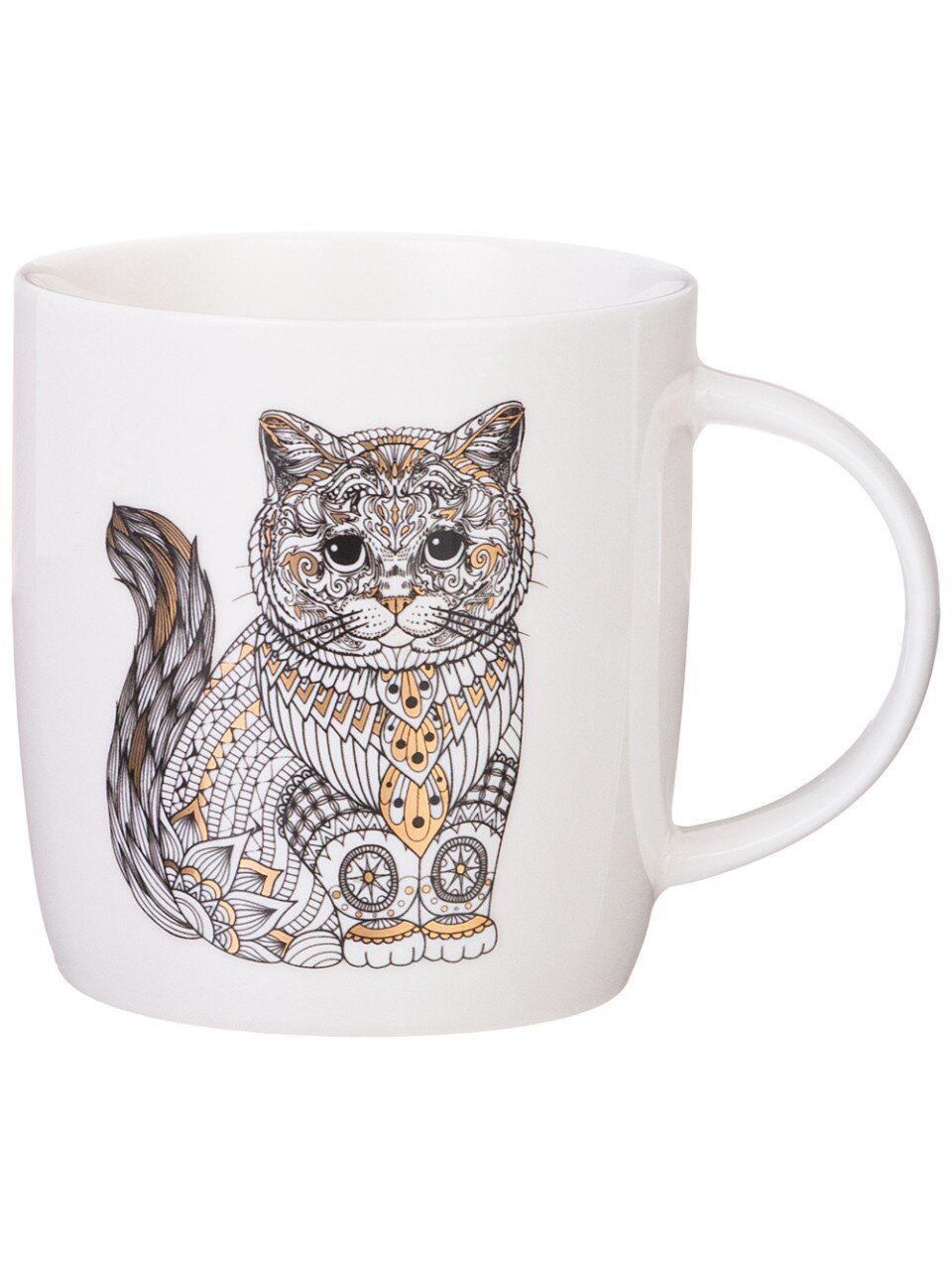 Кружка фарфор, 350 мл, Кот, Lefard, 97-672