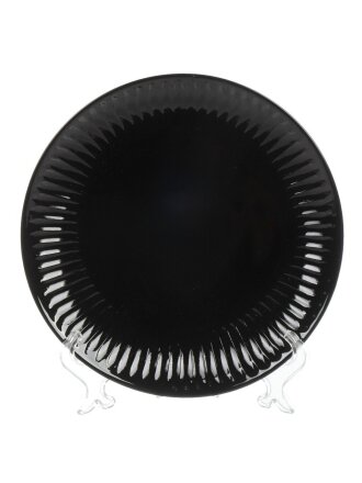 Тарелка десертная, стекло, 19 см, круглая, Cottage Black, Luminarc, V2222