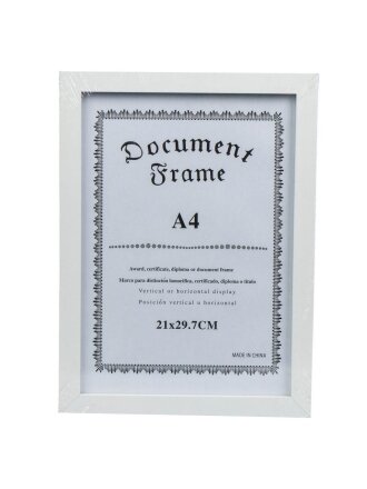 Фоторамка 21х30 см, МДФ, белая, Y4-6760