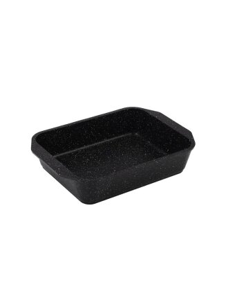 Форма для запекания алюминий, 19х27х5 см, 1.7 л, антипригарное покрытие, прямоугольная, Мечта, Гранит black, 92802