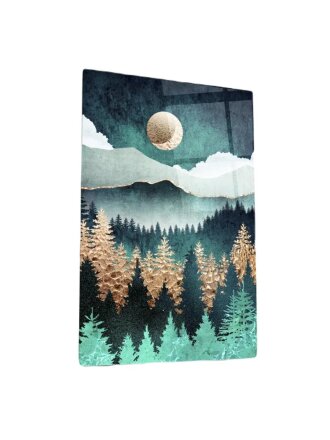 Картина на стекле, стекло, 40х60 см, Таинственный лес 2 в 1, WB-07-198-04