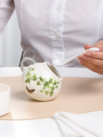 Солонка керамика, 170 мл, 10х8.5х9.5 см, Prima Collection, Дикий папоротник, PC79WF170/HC4018-C3