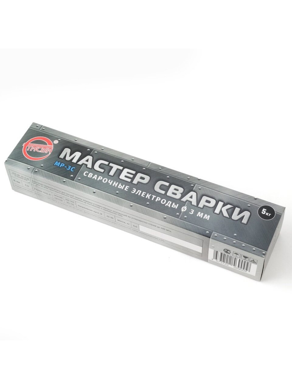 Электроды Мастер сварки, MP-3C, по стали, 3 мм, 5 кг, СТАСВА