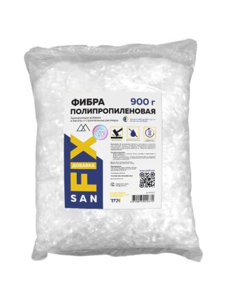 Фиброволокно для теплого пола, 0.9 кг, Sanfix