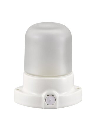 Светильник для бани, General Lighting Systems, GCF-SNC-60-E27-IP65-W,437767, 60 Вт, E27, на 1 лампочку, IP65, НПБ400, прямой, керамика, белый, 437767