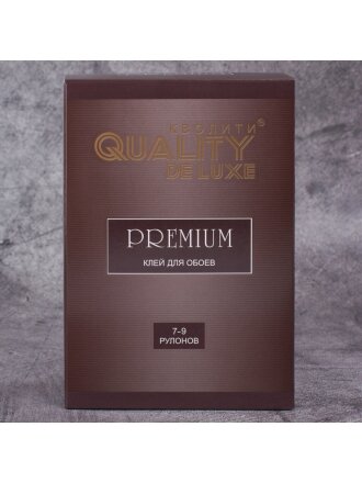 Клей для всех видов обоев, Quality, DE LUXE, 250 г, коробка, 5465