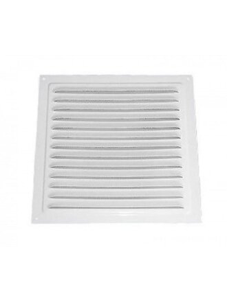 Решетка вентиляционная металл, 120х120 мм, эмалированная, Viento, РМ1212
