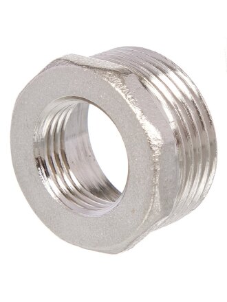 Футорка 1/2''х3/4'', г-ш, никель, РосТурПласт