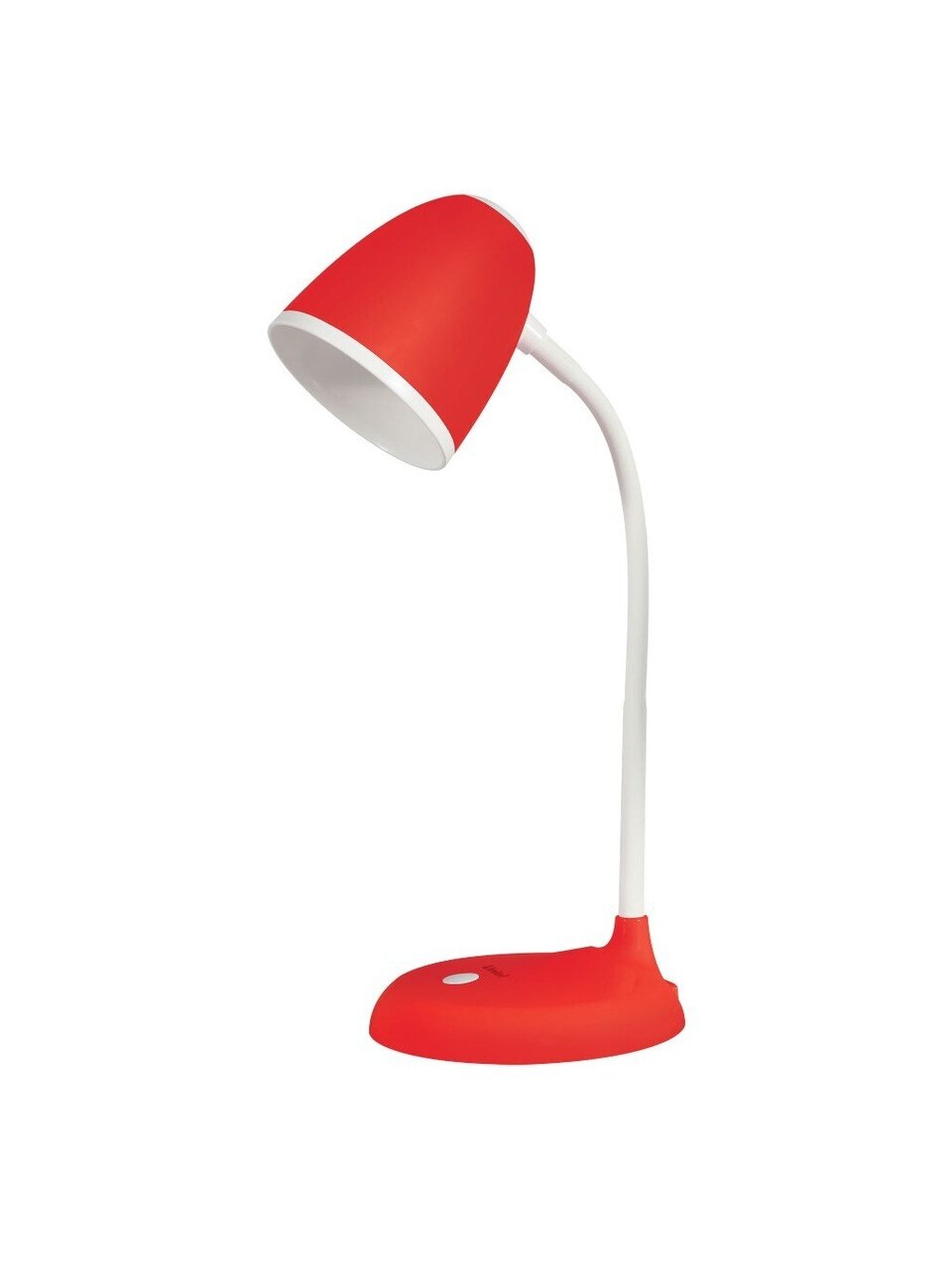 Светильник настольный E27, 60 Вт, детский, белый, абажур красный, Uniel, TLI-228 RED, UL-0003651