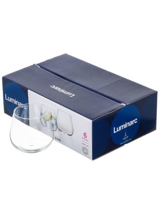 Стакан 350 мл, стекло, 6 шт, Luminarc, Габи, низкий
