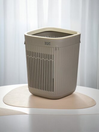 Корзина для мусора пластик, квадратный, 24х24х30.5 см, Y4-9283