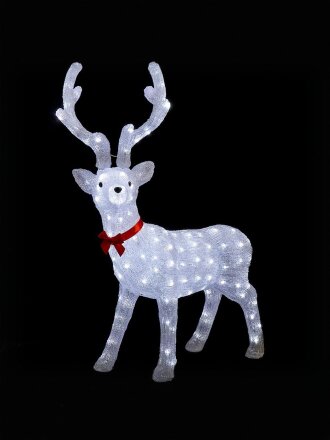 Фигурка декоративная полимер, Олень, 100 см, 150 LED, 220В, Y4-7438