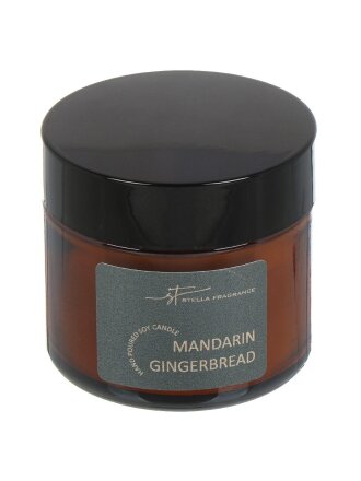 Свеча декоративная ароматическая, 5х5.5 см, в стакане, Stella Fragrance, St Mandarin Gingerbread, 50 гр, SF0419
