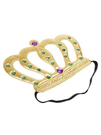 Карнавальный головной убор Корона, полиэстер, пластик, 20.5х15 см, в ассортименте, Сноубум, 341-198