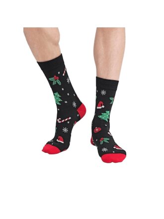 Носки для мужчин, хлопок, Clever, НГ, черные, р. 27, К6474