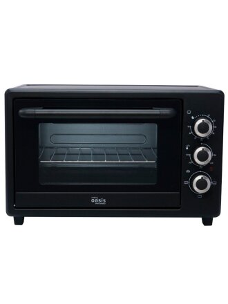 Духовка электрическая, Oasis, 28 л, 1400 Вт, с таймером, 3 режима, черная, M-28B1