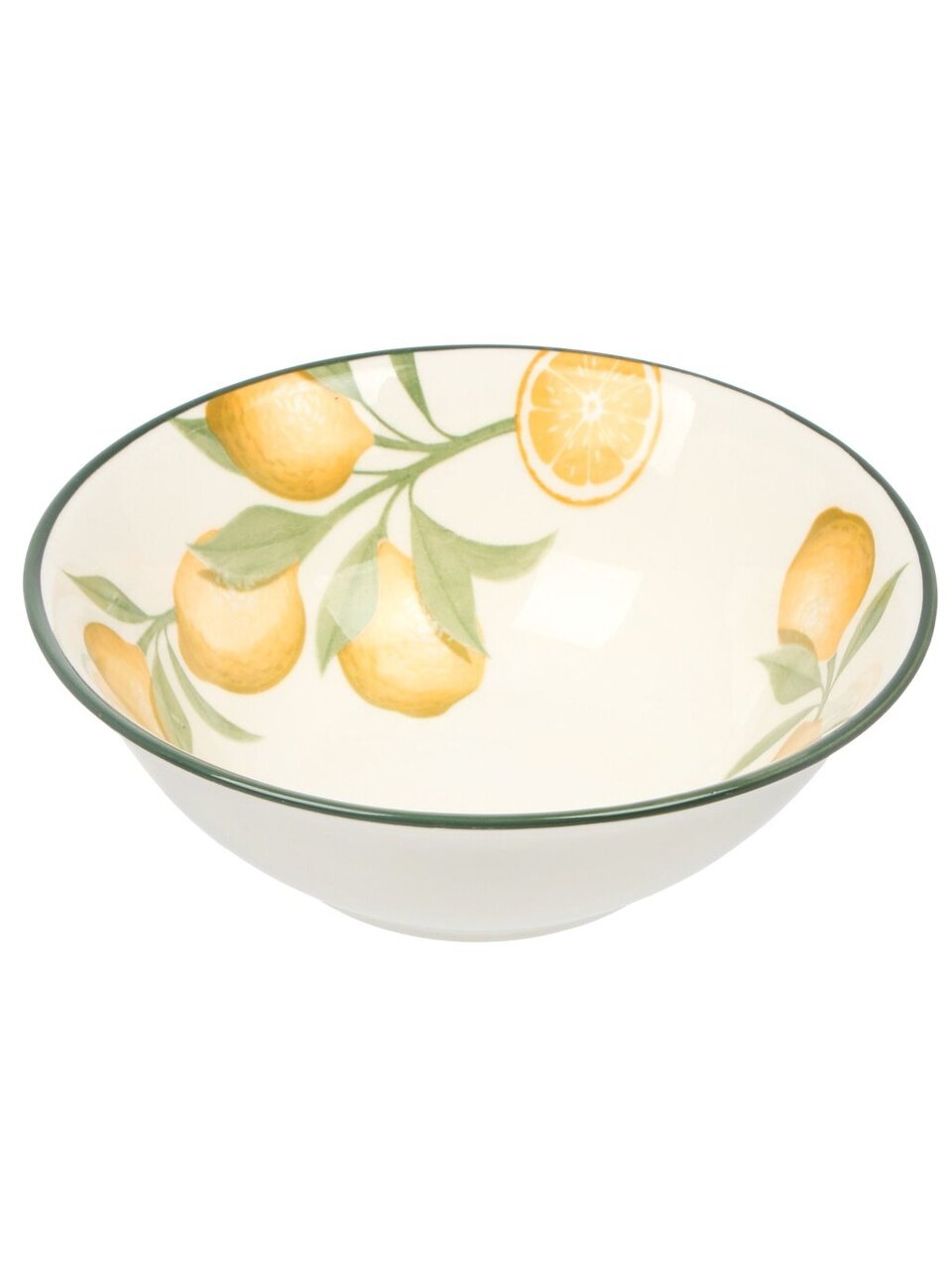 Тарелка суповая, фарфор, 18 см, Лимоны, МФК, MFK20542