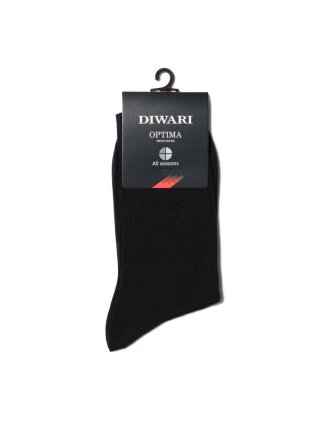 Носки для мужчин, хлопок, Diwari, Optima, 000, черные, р. 25, 7С-43СП