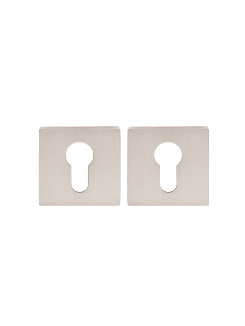 Накладка дверная цилиндровая, Apecs, Code Deco, никель, 31654