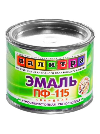 Эмаль Палитра, ПФ-115, алкидная, глянцевая, светло-голубая, 0.4 кг