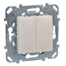 Механизм выключателя 2-кл. СП Unica 10А IP20 (сх. 5) беж. SchE MGU5.211.25ZD Механизм выключателя 2-кл. СП Unica 10А IP20 (сх. 5) беж. SchE MGU5.211.25ZD