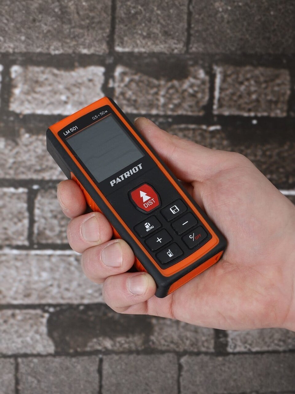 Дальномер лазерный, 0.5-50 м, Patriot, LM 501, 120201501