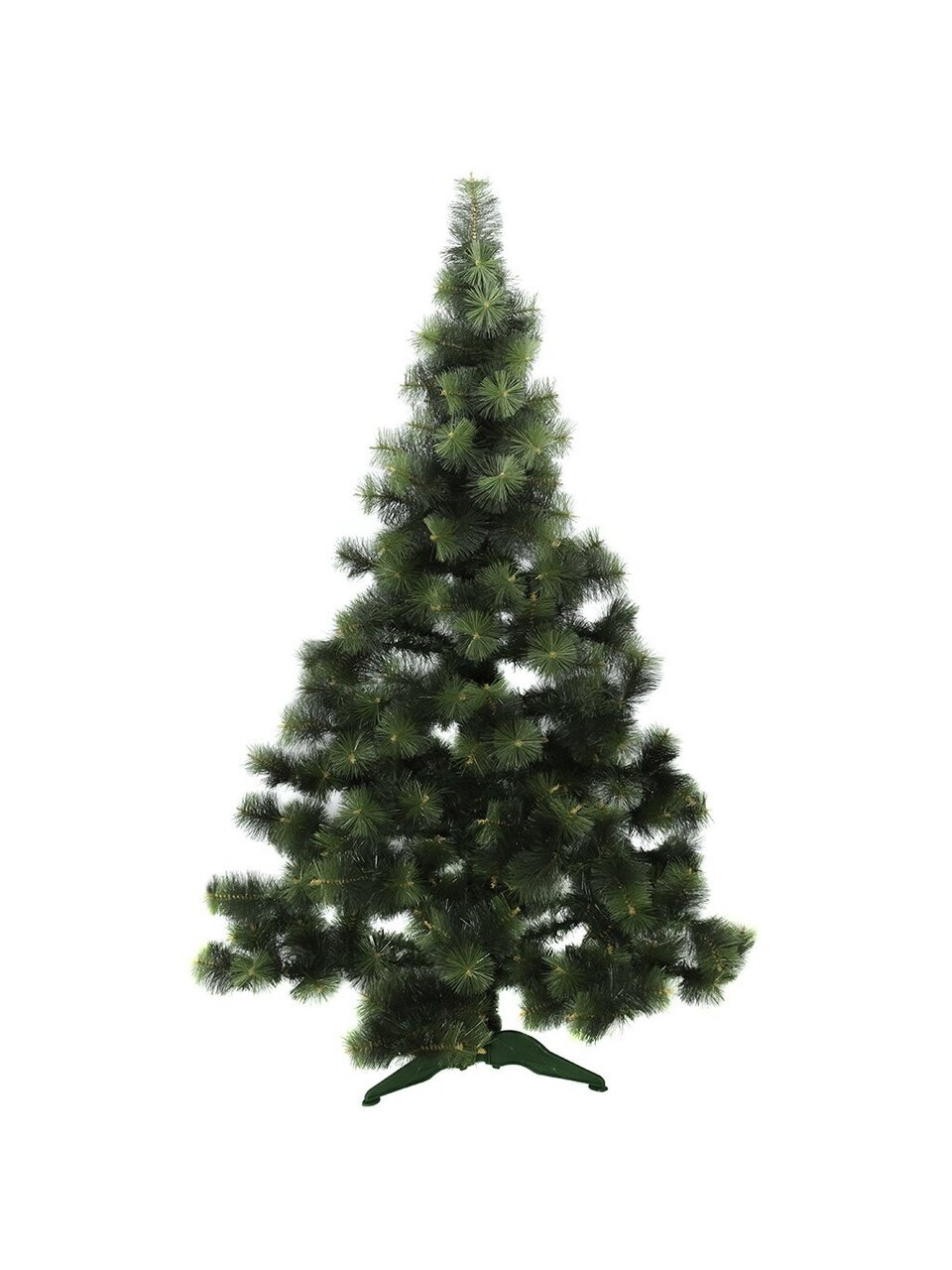 Елка новогодняя напольная, 210 см, Крымская, сосна, зеленая, хвоя леска, 04210