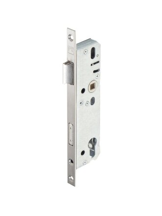 Замок врезной Apecs, 7000-35-NI, без ручки, цилиндровый, для ПВХ дверей, никель