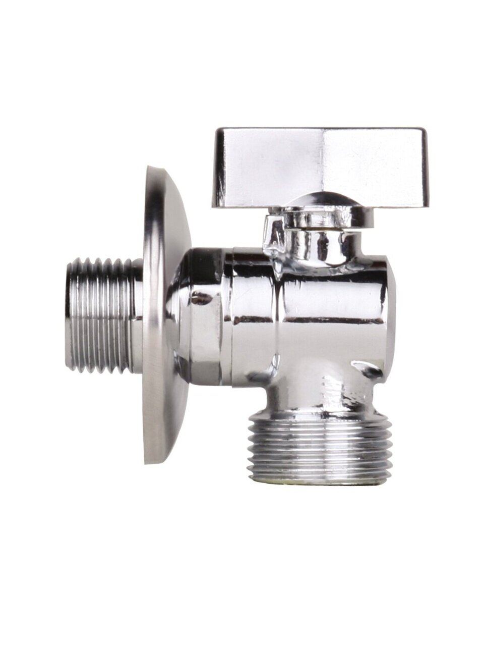 Кран для бытовых приборов, 1/2"х3/4", ш-ш, угловой, ручка верх, индивидуальная упаковка, MasterProf