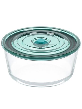 Контейнер пищевой жаропрочное стекло, 1.55 л, 8.5 см, круглый, Atmosphere, AT-K1766