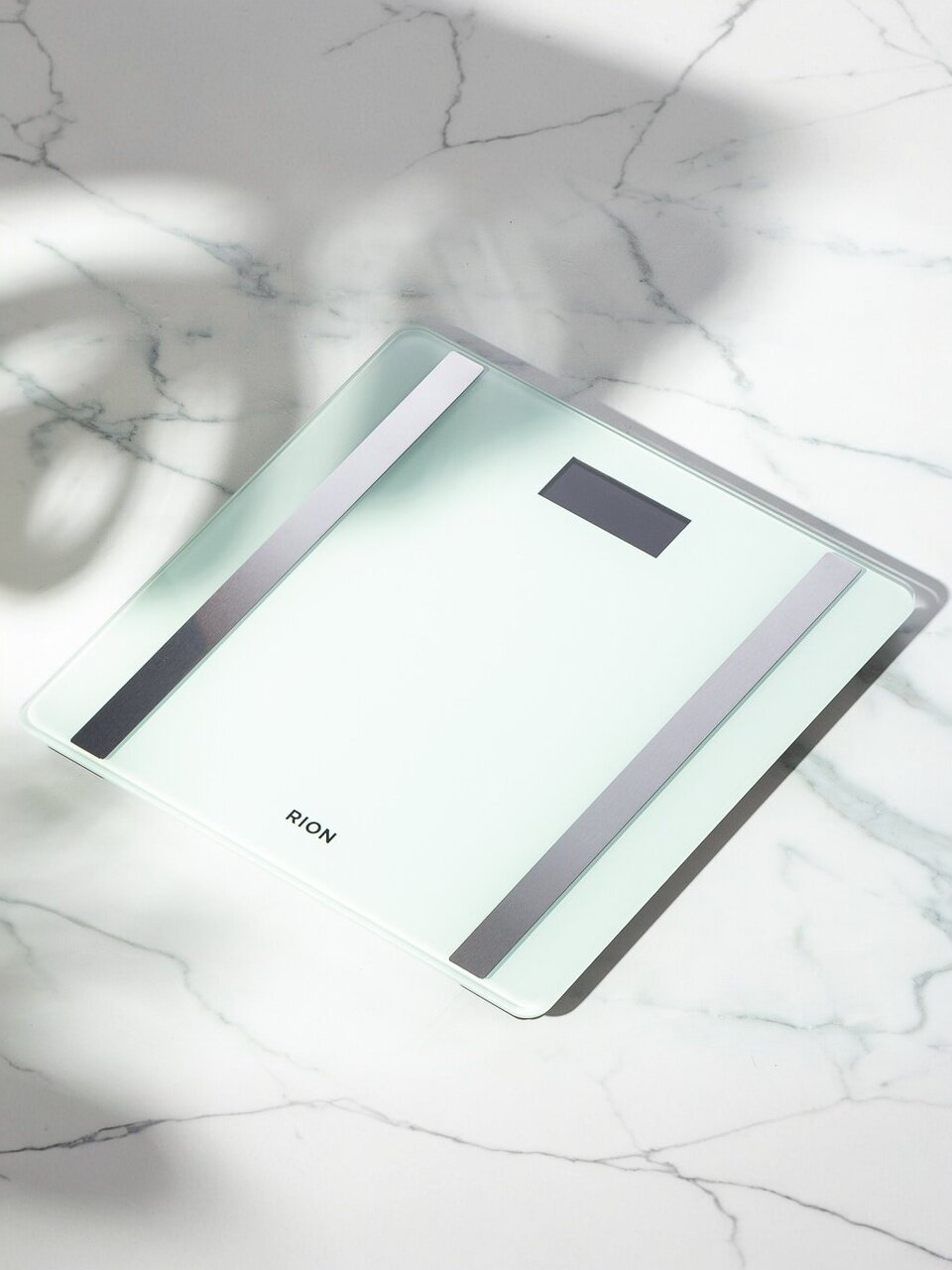 Весы напольные электронные, Rion, Smart C8-BT, стекло, до 150 кг, 30х30 см, Bluetooth, LCD-дисплей, белые