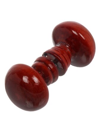 Ручка Trodos, 810005, лакированная, круглая, d=60 мм, темная, дерево