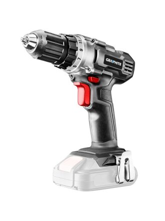 Дрель-шуруповерт аккумуляторный, ударный, Graphite, Energy+ 58g02, бесщеточный, 18 В, без АКБ и ЗУ, коробка