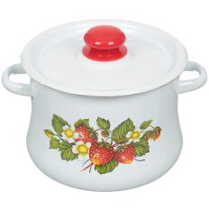 Кастрюля эмалированная сталь, 4 л, с крышкой, крышка сталь, Сибирские товары, С2512.3/С2512.3П, в ассортименте Кастрюля эмалированная сталь, 4 л, с крышкой, крышка сталь, Сибирские товары, С2512.3/С2512.3П, в ассортименте