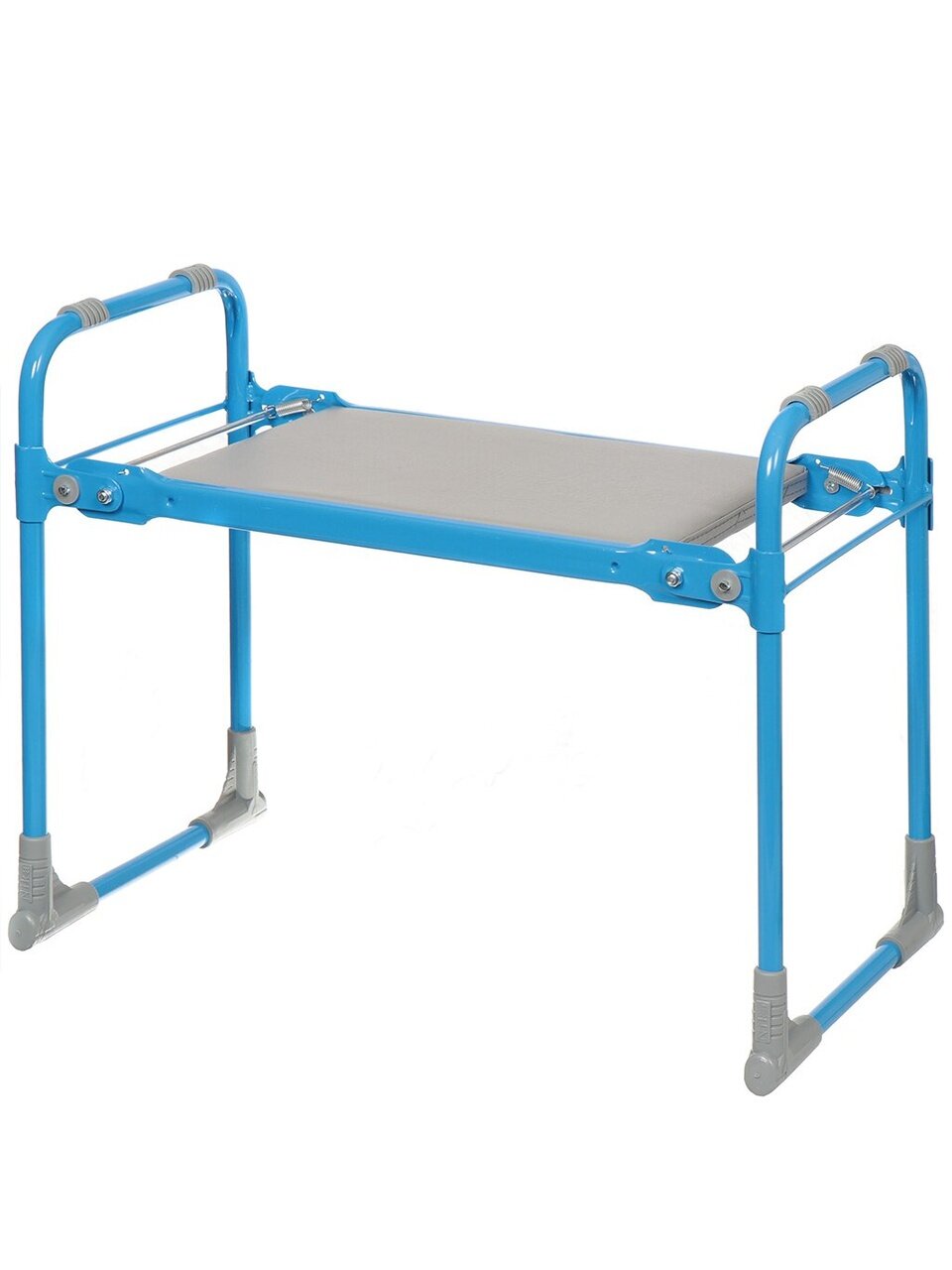 Скамейка садовая металл, 56х30х42.5 см, с мягким сиденьем, в ассортименте, Nika, СКМ