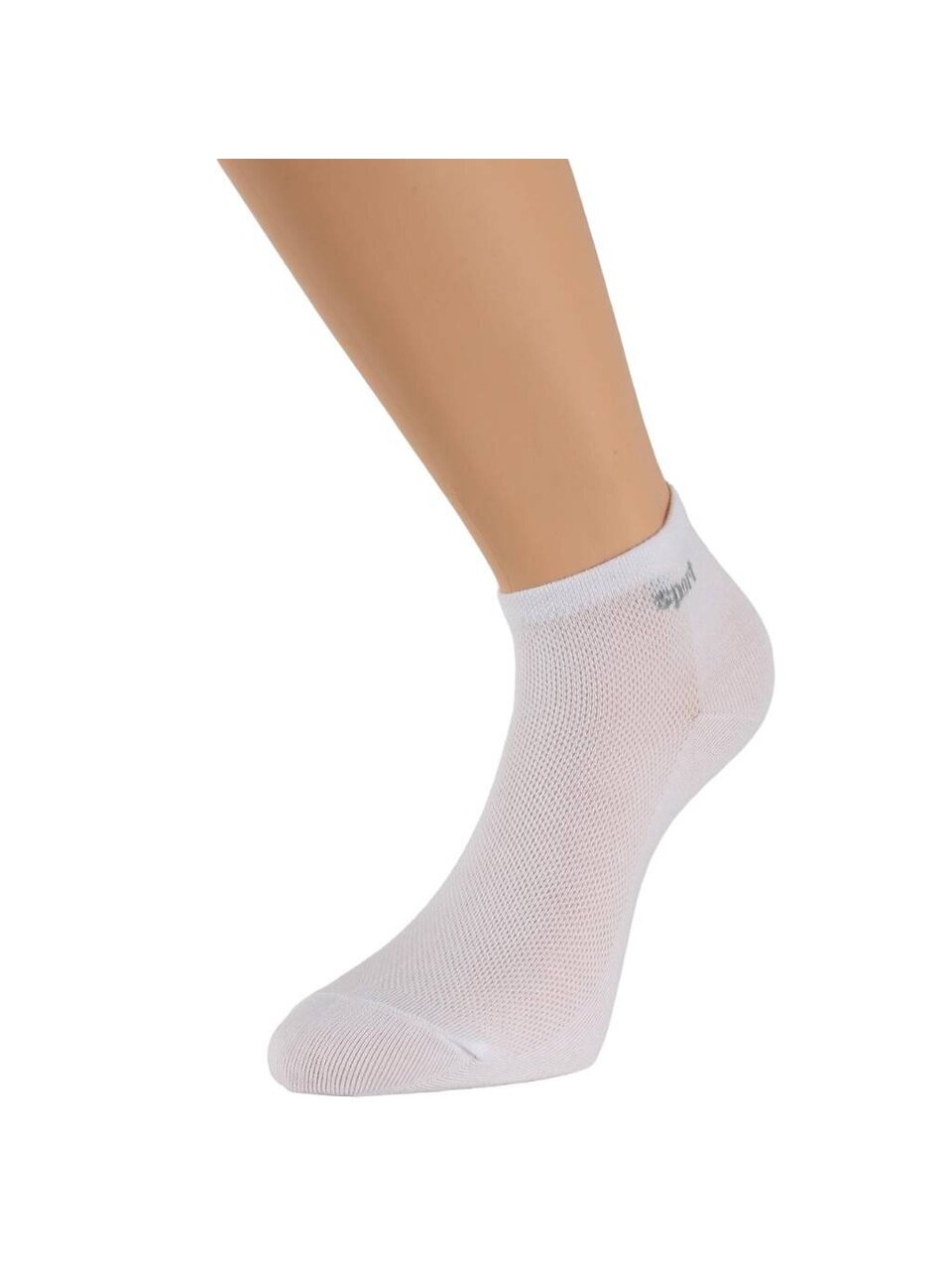 Носки для женщин, хлопок, Clever, Эйс, белые, р. 23, Д 104ш