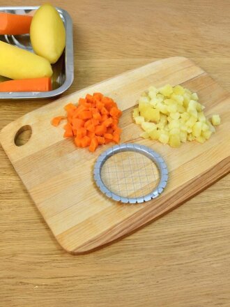 Овощерезка сталь, навеска, 8 мм, Мультидом, Русский винегрет, ЭМ53-162