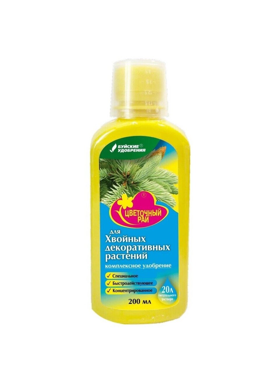 Удобрение Цветочный рай, для хвойных, 200 мл, БХЗ