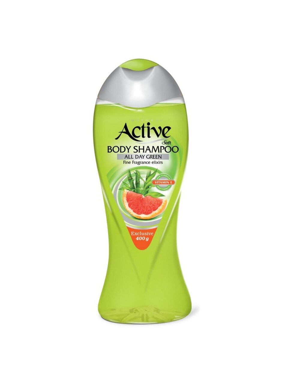 Гель для душа Active, Экстракт грейпфрута, 400 мл, с витамином B5