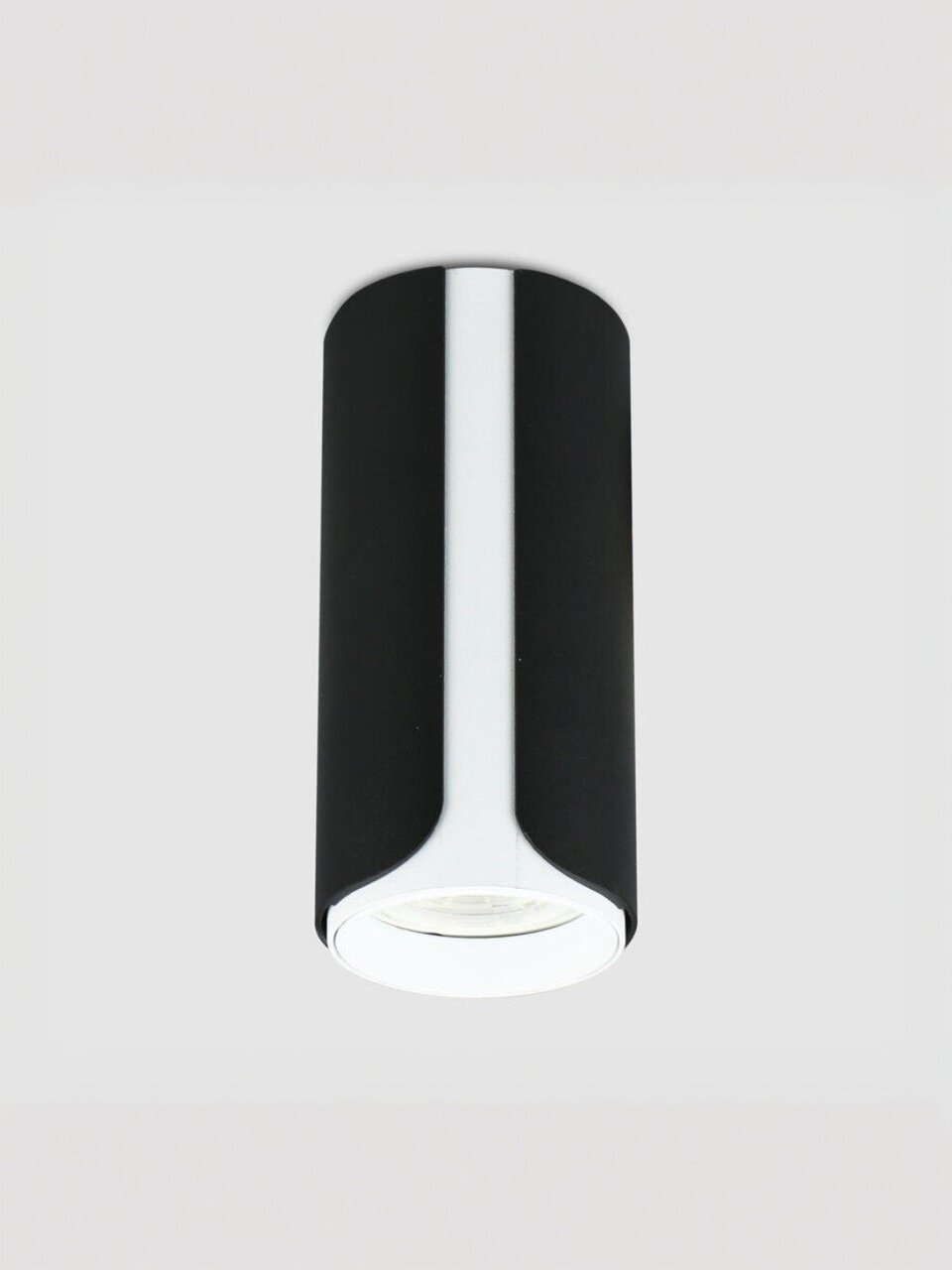 Светильник накладной General Lighting Systems, Монохром, 50 Вт, GU10, на 1 лампочку, IP20, d5.8х6х13 см, Спот, черный-белый, 661708