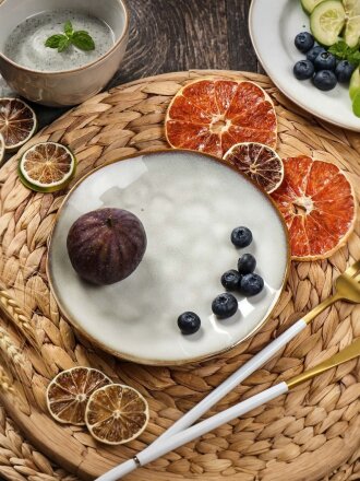 Тарелка десертная, керамика, 18 см, круглая, Идель, Daniks, ST2251