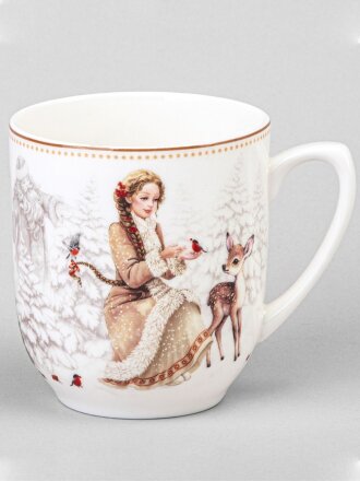 Кружка фарфор, 380 мл, Морозко, Lefard, 85-2040